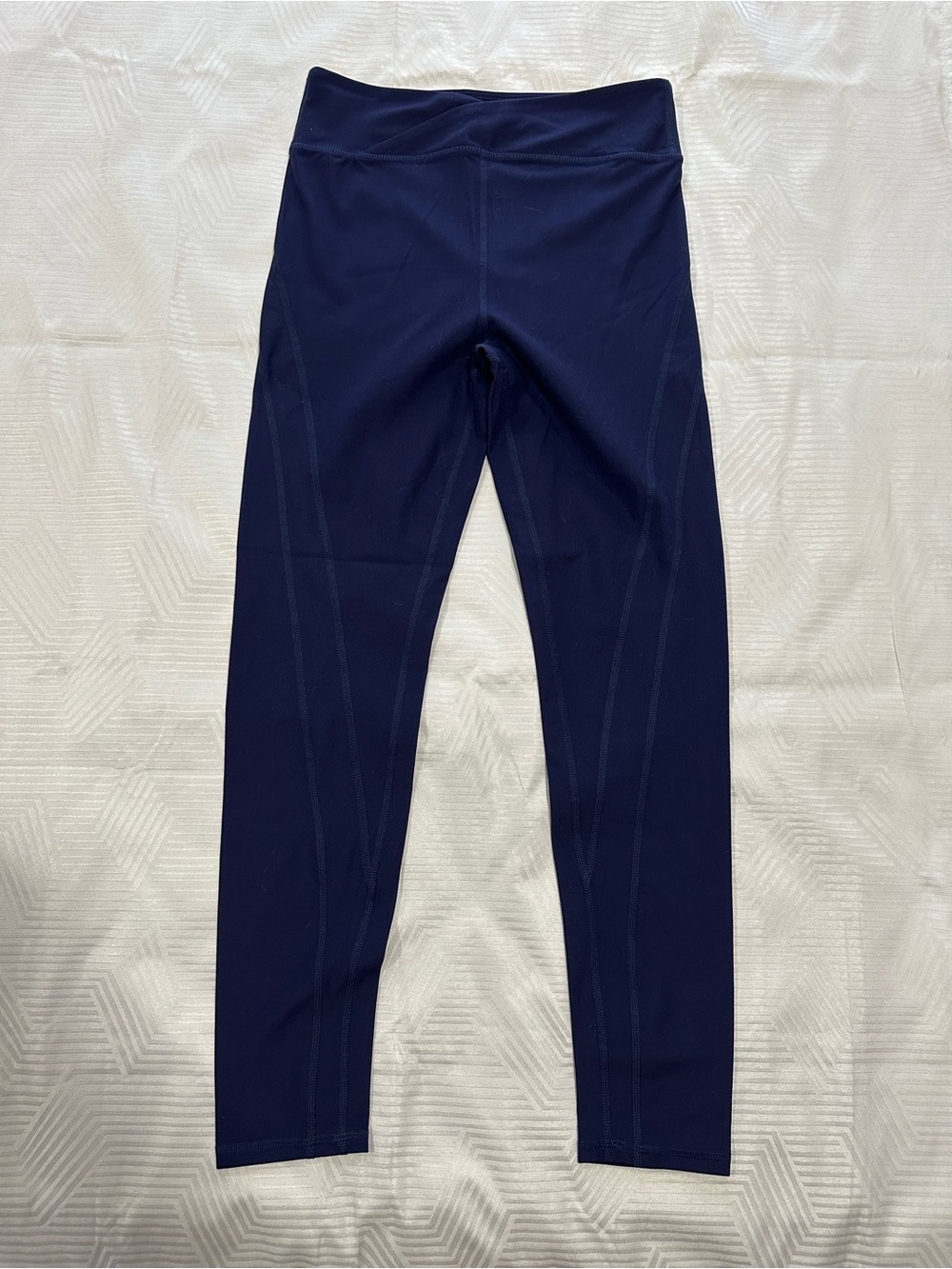 Zella Girl Live In High Rise Pocket Crop Leggings Navy Blue Kids XL 14/16